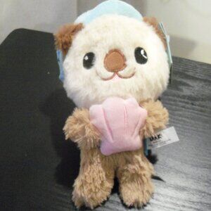 Bark Plush Dog Toy - Brown and Pink